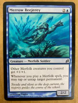 MTG 1x Merrow Reejerey # 74 Lorwyn Modern Magic the Gathering Card x1 LP - Image 1