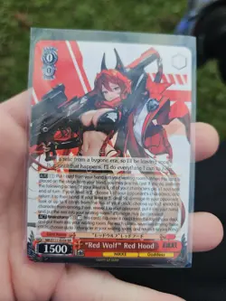 Weiss Schwarz: NIKKE - "Red Wolf" Red Hood - NIK/S117-E058 RR PACK FRESH - Image 1