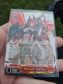 Weiss Schwarz: NIKKE - "Red Wolf" Red Hood - NIK/S117-E058 RR PACK FRESH - Image 2