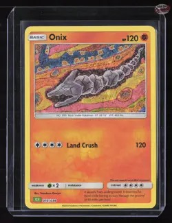 Onix Trading Card Game Classic 010/034 Holo - NM - Image 1