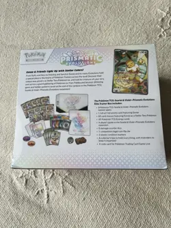 Pokemon TCG Scarlet & Violet Prismatic Evolutions ETB - brand new and sealed - Image 3