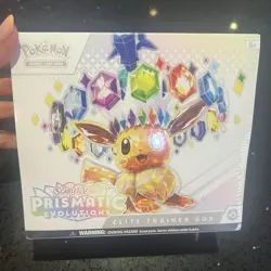 Pokemon TCG Scarlet & Violet Prismatic Evolutions ETB English 2025 Eevee - Image 1