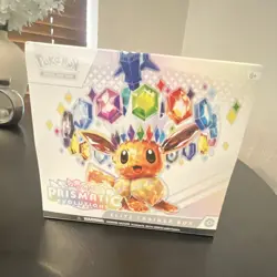 Pokemon TCG Scarlet & Violet Prismatic Evolutions ETB Eevee SEALED - Image 1