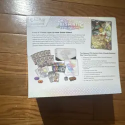 Pokemon TCG Scarlet & Violet Prismatic Evolutions ETB Box 65 Cards Eevee - Image 3