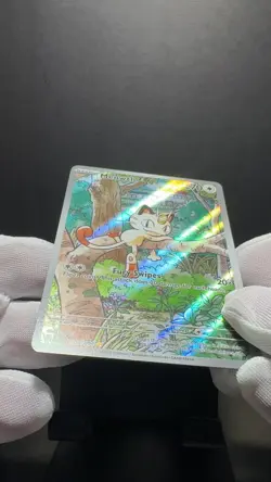 Pokemon Meowth 106/094 – Phantasmal Flames – English IR (Illustration Rare) - Image 2