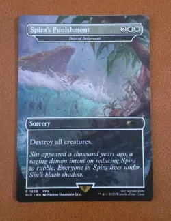NM Spira's Punishment (Day of Judgment) SLD #1858 Final Fantasy Secret Lair - Image 1