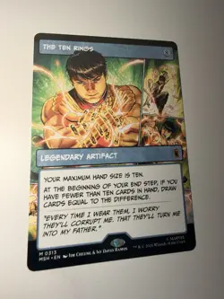 The Ten Rings (Borderless) ✅ Marvel Super Heroes ✅ Magic (mtg) - Image 1