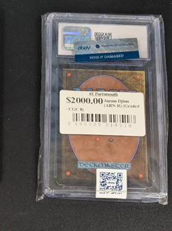 MTG: Magic Arabian Nights - Juzam Djinn (Graded CGC 8) Ebay Authenticity Sealed - Image 2