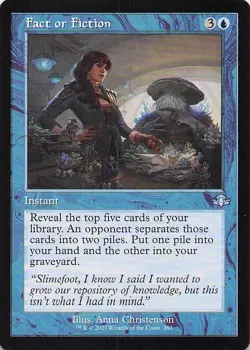 Fact or Fiction (Retro Frame) Dominaria Remastered Regular - Image 1