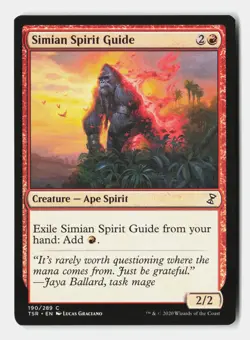 Simian Spirit Guide 190 Common Time Spiral: Remastered Magic: The Gathering NM - Image 1