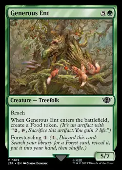 MTG - Generous Ent - The Lord of the Rings - X1 - (NM) - #T9876 - Image 1