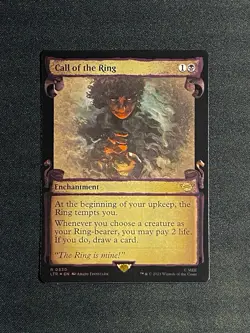 Call Of The Ring Showcase Scroll Silver Foil R 0530 Lord Of The Rings LTR MTG NM - Image 1