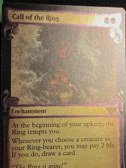 Call Of The Ring Showcase Scroll Silver Foil R 0530 Lord Of The Rings LTR MTG NM - Image 4