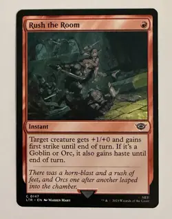 Rush the Room (147) The Lord of the Rings: Tales of Middle-earth LTR MTG Magic - Image 1