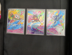 Pokemon TCG SM Black Star Promos Holo Promo Lot Rowlet Litten Popplio SM01-03 - Image 1