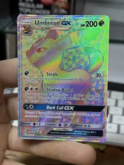 #2 Umbreon GX 154/149 Sun & Moon Base Set 2017 Secret Rare Pokemon Card TCG - Image 3