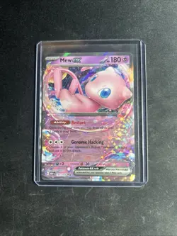Mew Ex 151 180 HP Pokemon Card - Shiny Holo Rare Trading Card - Image 1