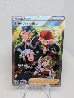 Pokemon TCG Crown Zenith Friends in Hisui Full Art Holo Ultra Rare Card 148/159 - Image 1