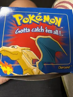 23K GOLD PLATED TRADING CARD POKEMON CHARIZARD & POKEBALL '99 BURGER KING SEALED - Image 2