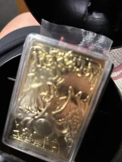 23K GOLD PLATED TRADING CARD POKEMON CHARIZARD & POKEBALL '99 BURGER KING SEALED - Image 5
