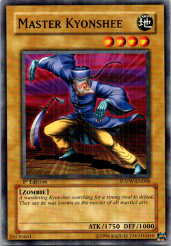 Master Kyonshee SDZW-EN008 Yu-Gi-Oh! TCG 1st Edition LP - Image 1