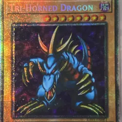Konami Yu-Gi-Oh! TCG Tri-Horned Dragon LOB-000 Holo Ultra Rare 1st Ed - Image 2