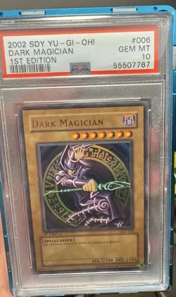 Yu-Gi-Oh! TCG Dark Magician Yugi SDY-006 1st Edition PSA 10 - Image 1