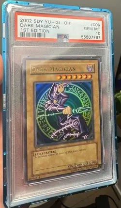 Yu-Gi-Oh! TCG Dark Magician Yugi SDY-006 1st Edition PSA 10 - Image 2