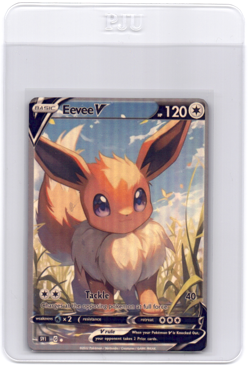 CUSTOMmade madeTOorder full art holo pokemon card PTL266 Eevee - Image 1