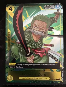 One Piece CCG Roronoa Zoro (Event Pack Vol. 3) Nm English Foil - Image 1