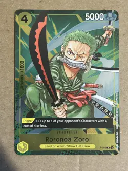 Roronoa Zoro (Event Pack Vol. 3) One Piece Promo Card P-042 NM - Image 1