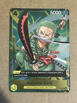 Roronoa Zoro (Event Pack Vol. 3) One Piece Promo Card P-042 - Image 1