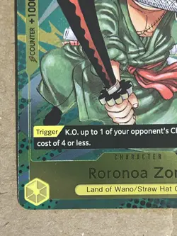 Roronoa Zoro (Event Pack Vol. 3) One Piece Promo Card P-042 - Image 3