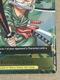 Roronoa Zoro (Event Pack Vol. 3) One Piece Promo Card P-042 - Image 4
