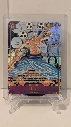 One Piece TCG | Enel Manga Alt Art OP15-118 Adventure On Kami's Island - Image 1
