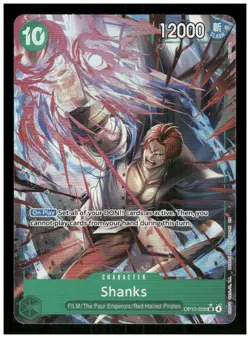 Shanks (028) (Alternate Art) OP13-028 Carrying On His Will One Piece Foil NM - Image 1