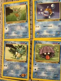 Lot Of 31 VTG Pokemon TCG Cards Horsea Squirtle Dewgong Shellder Seadra Etc - Image 5