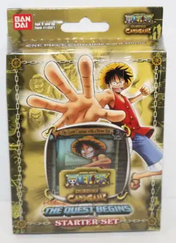 New Sealed - 2005 One Piece The Quest Begins Starter Set CCG Cards Game English - Image 1