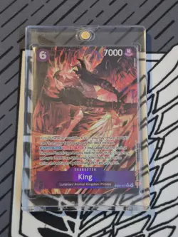 One Piece TCG - #EB04-031 King (Alternate Art) The Azure Sea's Seven - Image 1
