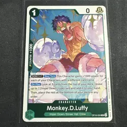 Monkey.D.Luffy OP16-034 - One Piece TCG: The Time of Battle - Rare Foil English - Image 1