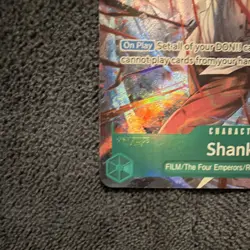 Shanks OP13-028 Alt Art SR Foil One Piece TCG Carrying On His Will NM - Image 5
