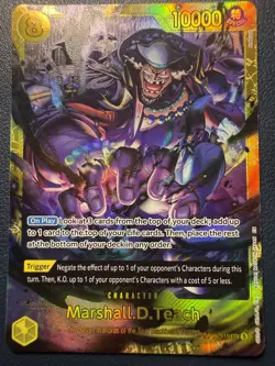 One Piece Marshall.D.Teach SEC OP16-119 The Time of Battle Foil - Image 1