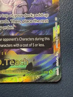 One Piece Marshall.D.Teach SEC OP16-119 The Time of Battle Foil - Image 4