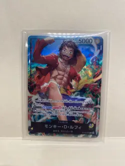 One Piece Monkey.D.Luffy ST13-003 7-Eleven Leader Card Promo Japanese NM - Image 1