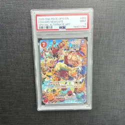 Bandai One Piece CCG Edward Newgate OP10-002 Special Alt Art Foil PSA 9 - Image 1
