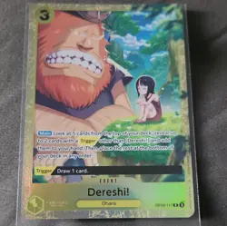 Dereshi! Best Selection Vol 4 Full Art OP09-117 Foil NM One Piece - Image 1