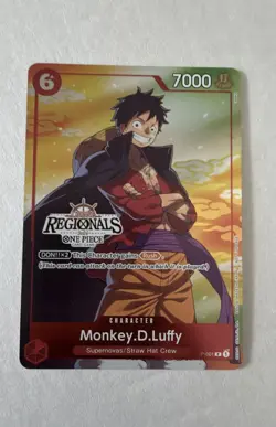 Monkey.D.Luffy (001) (Online Regional 2024 Vol. 2) [Participant] P-001 One Piece - Image 1