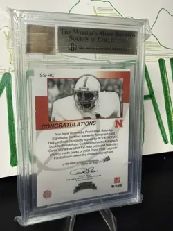 Roger Craig BGS 9.5/Auto 10. On Card 2008 Press Pass Legends Saturday Signatures - Image 2