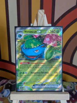 Pokemon TCG Stellar Crown Venusaur EX Double Rare Card 001/142 NM Condition - Image 1