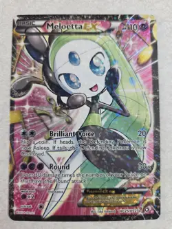 Meloetta EX (Full Art) Holo Ultra Rare LTR RC25/RC25 NM - Image 1